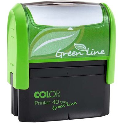 Colop "Green Line" P40 Stempel ohne Logo mit individueller Textplatte 6-zeilig Colop "Green Line" P40 Stempel ohne Logo mit individueller Textplatte 6-zeilig