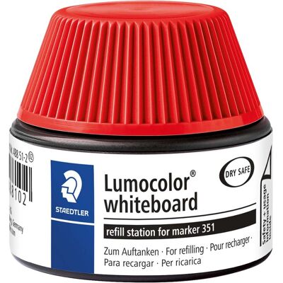 STAEDTLER Nachfülltinte für Whiteboard-Marker 'Lumocolor 351', rot STAEDTLER Nachfülltinte für Whiteboard-Marker 'Lumocolor 351', rot