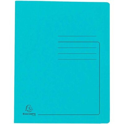 25 Exacompta Schnellhefter aus Colorspan-Karton, 355 g/m², DIN A4, türkis 25 Exacompta Schnellhefter aus Colorspan-Karton, 355 g/m², DIN A4, türkis