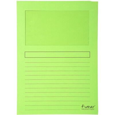25 Exacompta Fenstermappen "Forever" Kleinpack grün 25 Exacompta Fenstermappen "Forever" Kleinpack grün