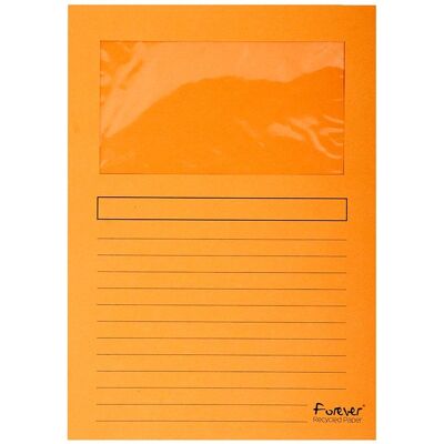25 Exacompta Fenstermappen "Forever" Kleinpack orange 25 Exacompta Fenstermappen "Forever" Kleinpack orange