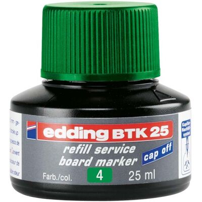 edding Nachfülltinte "BTK 25" für Whiteboardmarker, 25 ml, grün edding Nachfülltinte "BTK 25" für Whiteboardmarker, 25 ml, grün