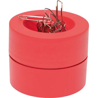 MAUL Klammerspender "MAULpro" inkl. 15 Büroklammern, rot MAUL Klammerspender "MAULpro" inkl. 15 Büroklammern, rot