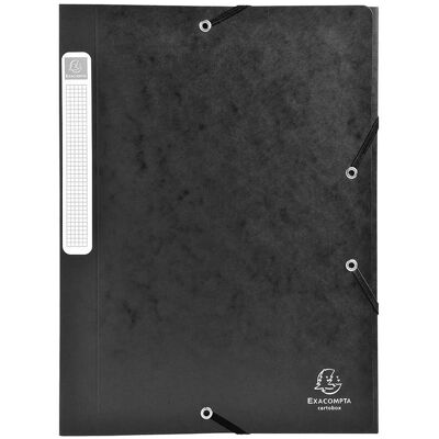 25 Exacompta Archivboxen, Colorspan, 425 g/m², DIN A4, 3 Klappen, RB 25 mm, schwarz 25 Exacompta Archivboxen, Colorspan, 425 g/m², DIN A4, 3 Klappen, RB 25 mm, schwarz