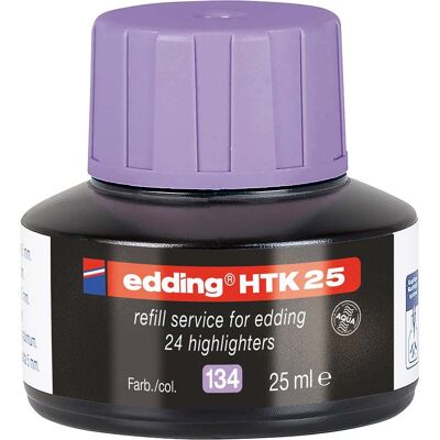 edding Nachfülltinte "HTK 25" für Textmarker "24 EcoLine" pastellviolet edding Nachfülltinte "HTK 25" für Textmarker "24 EcoLine" pastellviolet