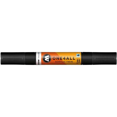 MOLOTOW Permanent-Marker "One4All Acryl Twin 180" signalschwarz MOLOTOW Permanent-Marker "One4All Acryl Twin 180" signalschwarz