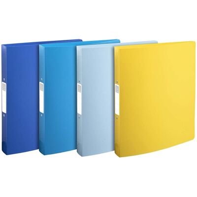 12 Exacompta Ringbücher "BeeBlue", DIN A4 Maxi, sortiert, 2 Ringen 12 Exacompta Ringbücher "BeeBlue", DIN A4 Maxi, sortiert, 2 Ringen