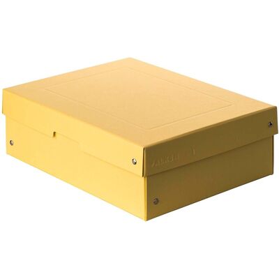 Falken Aufbewahrungsbox "PURE Box" Pastell, DIN A4, 100 mm Höhe, gelb Falken Aufbewahrungsbox "PURE Box" Pastell, DIN A4, 100 mm Höhe, gelb