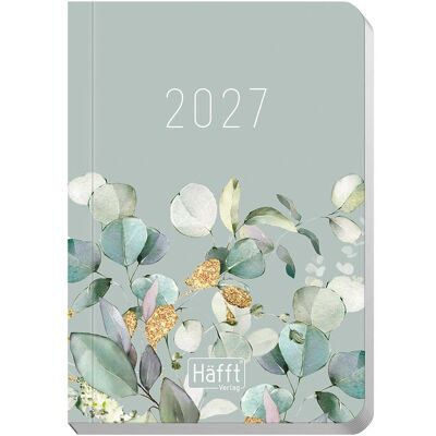 Häfft Mini Timer, Kalender 2027, DIN A7, minty leaves Häfft Mini Timer, Kalender 2027, DIN A7, minty leaves