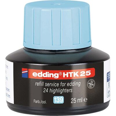 edding Nachfülltinte "HTK 25" für Textmarker "24 EcoLine" pastellblau edding Nachfülltinte "HTK 25" für Textmarker "24 EcoLine" pastellblau