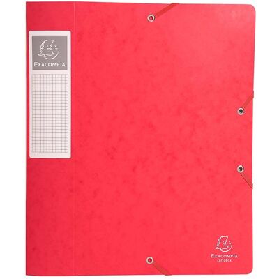 10 Exacompta Archivboxen aus Colorspan-Karton, 600 g/m², DIN A4, rot, RB 6 cm 10 Exacompta Archivboxen aus Colorspan-Karton, 600 g/m², DIN A4, rot, RB 6 cm