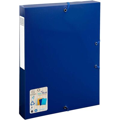 Exacompta Archivbox "BEE BLUE" DIN A4, Rückenbreite 40 mm, aus Recyclingkunststoff Exacompta Archivbox "BEE BLUE" DIN A4, Rückenbreite 40 mm, aus Recyclingkunststoff