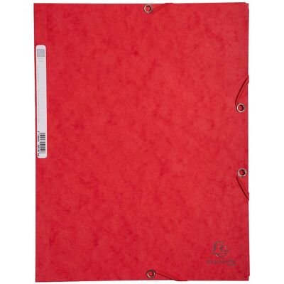 25 Exacompta Sammelmappen, Colorspan-Karton, 400 g/m², DIN A4, 3 Klappen, rot 25 Exacompta Sammelmappen, Colorspan-Karton, 400 g/m², DIN A4, 3 Klappen, rot