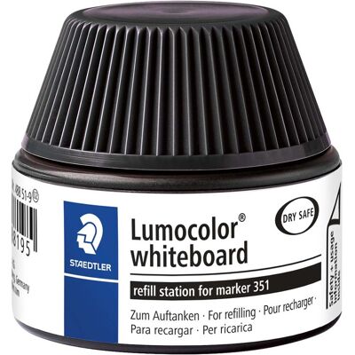 STAEDTLER Nachfülltinte für Whiteboard-Marker 'Lumocolor 351', schwarz STAEDTLER Nachfülltinte für Whiteboard-Marker 'Lumocolor 351', schwarz