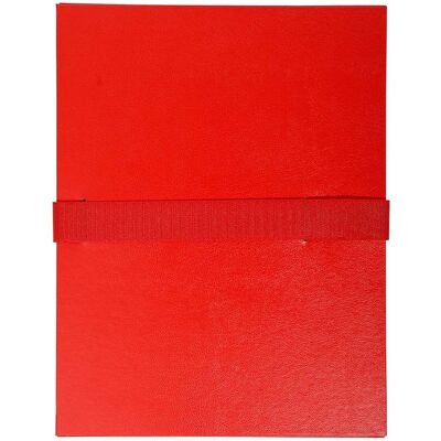 10 Exacompta Dokumentenmappen "Balacron", Klettverschlussband, DIN A4, rot 10 Exacompta Dokumentenmappen "Balacron", Klettverschlussband, DIN A4, rot