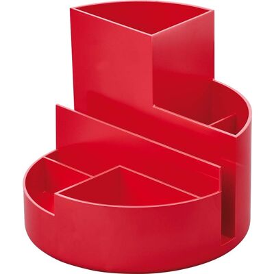 MAUL Rund-Organizer "MAULrundbox" aus Recycling-Kunststoff, rot MAUL Rund-Organizer "MAULrundbox" aus Recycling-Kunststoff, rot