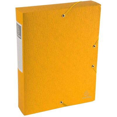 10 Exacompta Archivboxen "Scotten" aus Colorspan, 600 g/m², DIN A4, gelb, RB 60 mm 10 Exacompta Archivboxen "Scotten" aus Colorspan, 600 g/m², DIN A4, gelb, RB 60 mm