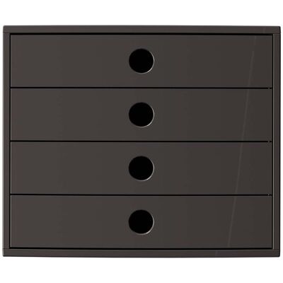 56 Exacompta Schubladenboxen Filibox "ECOBlack", DIN A4+, 4 geschl. Schubladen, schwarz 56 Exacompta Schubladenboxen Filibox "ECOBlack", DIN A4+, 4 geschl. Schubladen, schwarz