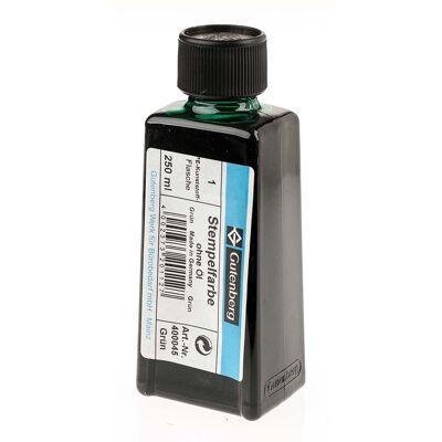 Gutenberg Stempelfarbe 250 ml grün Gutenberg Stempelfarbe 250 ml grün