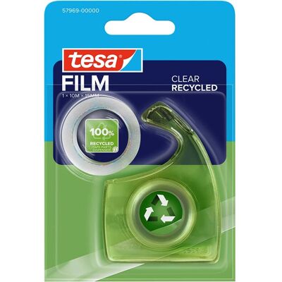 tesa Handabroller "EASY CUT" inkl. 1 Rolle, 10 m x 15 mm "CLEAR RECYCLED" tesa Handabroller "EASY CUT" inkl. 1 Rolle, 10 m x 15 mm "CLEAR RECYCLED"