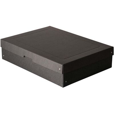 Falken Aufbewahrungsbox 'PURE Box' Black, DIN A3, 100 mm Höhe Falken Aufbewahrungsbox 'PURE Box' Black, DIN A3, 100 mm Höhe