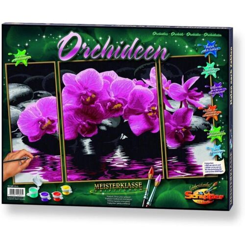 Noris Spiele GmbH Schipper Malen nach Zahlen - Orchideen (Triptychon)