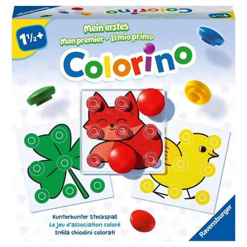 Ravensburger Spieleverlag Ravensburger 25981 Mein erstes Colorino, Lernspiel - So wird Farben lernen zum K...
