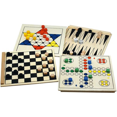 Uljö Spielebox mit 5 Spielen