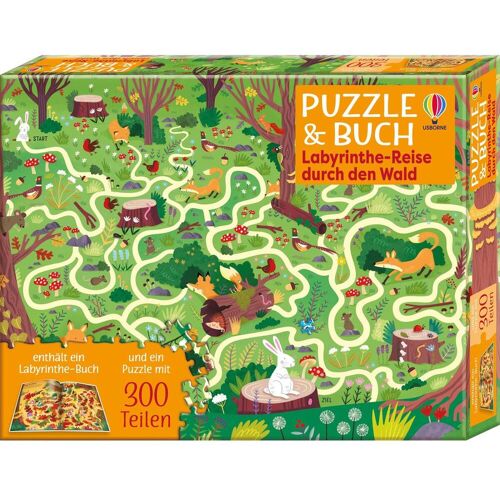 dtv Puzzle & Buch »Labyrinthe-Reise durch den Wald«