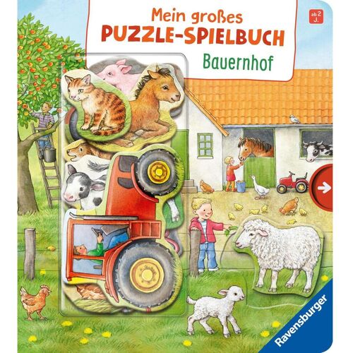 Ravensburger Verlag Mein großes Puzzle-Spielbuch Bauernhof