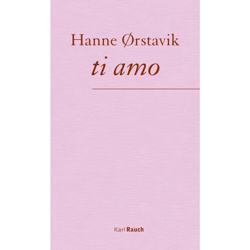 Rauch, Karl Verlag ti amo
