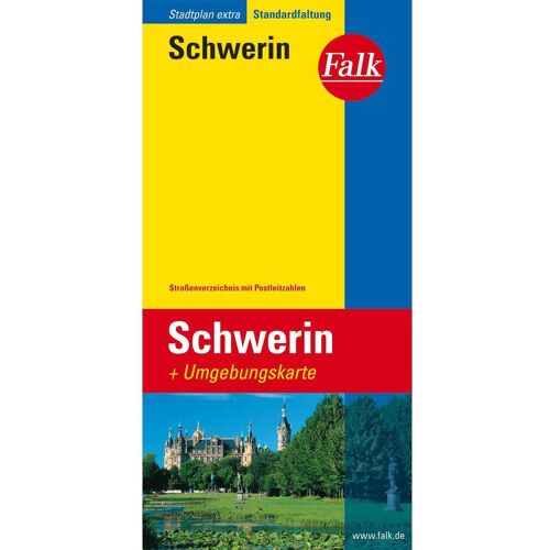 Falk-Verlag Falk Stadtplan Extra Standardfaltung Schwerin 1:20 000