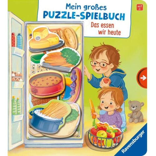 Ravensburger Verlag Mein großes Puzzle-Spielbuch: Das essen wir heute