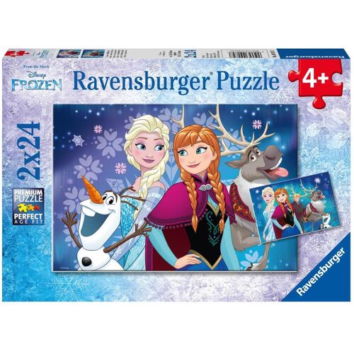 Ravensburger Spieleverlag Disney Frozen Nordlichter. Puzzle 2 x 24 Teile