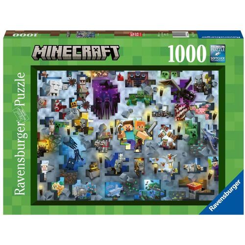 Ravensburger Spieleverlag Ravensburger Puzzle 17188 - Minecraft Mobs - 1000 Teile Minecraft Puzzle für Erw...