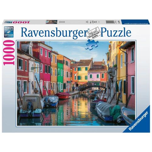 Ravensburger Spieleverlag Ravensburger Puzzle 17392 Burano in Italien - 1000 Teile Puzzle für Erwachsene u...
