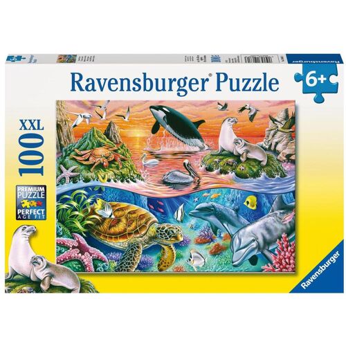 Ravensburger Spieleverlag Bunter Ozean. Puzzle 100 Teile XXL