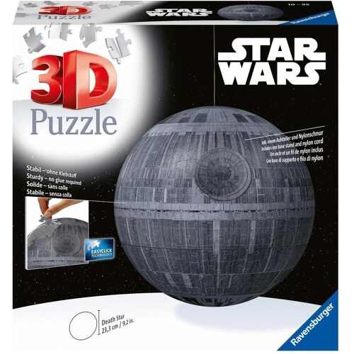 Ravensburger Spieleverlag Ravensburger 3D Puzzle 11555 - Star Wars Todesstern - 540 Teile - Puzzleball für...