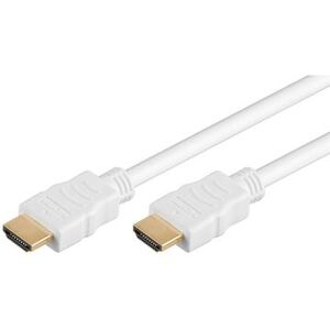 Goobay HDMI 1.4 Kabel mit Internet - Vergoldet - 1.5m - Weiss