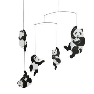Flensted Mobiles Panda Mobile Schwarz-weiß