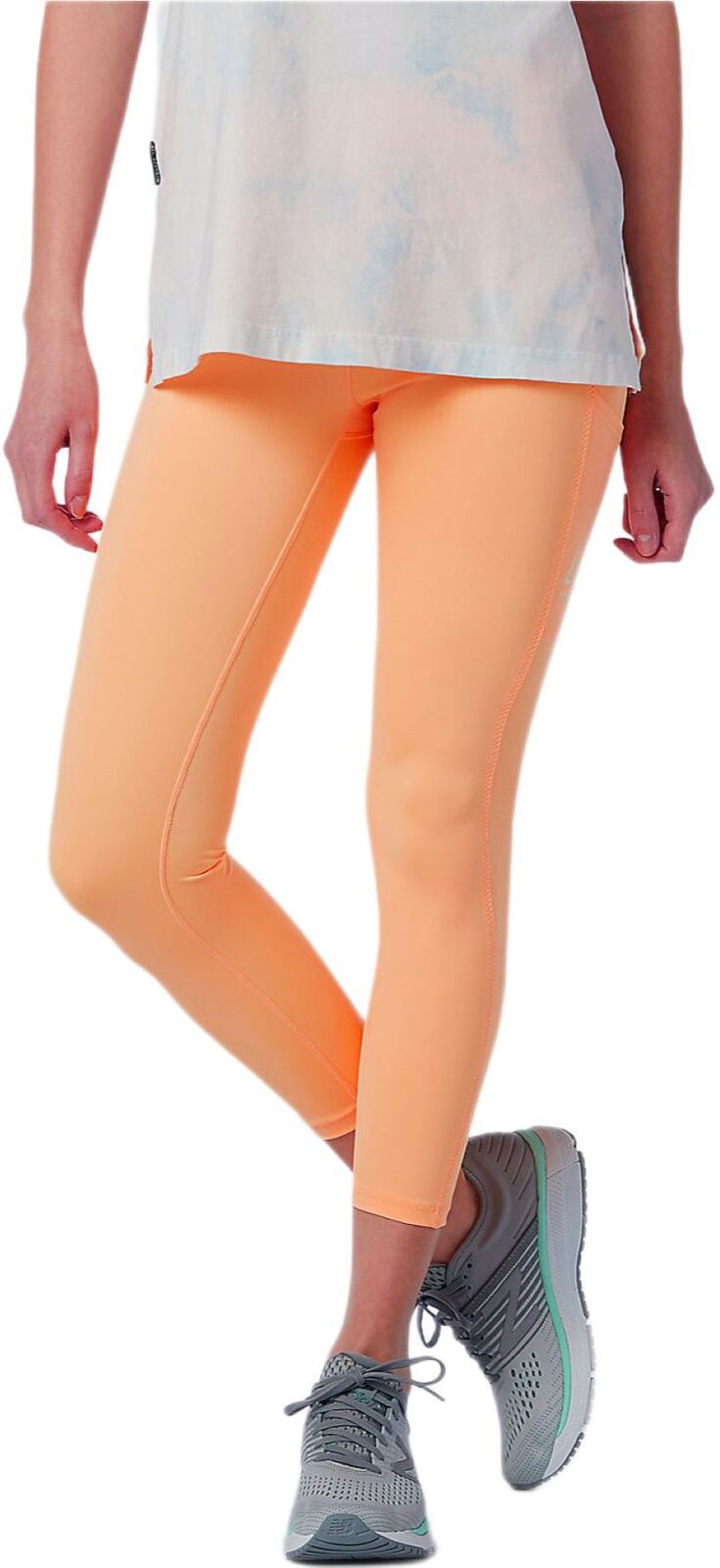 New Balance All Terrain Leggings Damen Sport-Hose Fitness-Leggings WP11591 Orange - Weiblich - Size: M