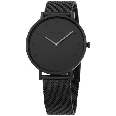 Pierre Cardin Damen Armband-Uhr schlichtes Ziffernblatt analoge Quarz-Uhr mit Edelstahl-Armband 3ATM 39mm CBV.1054 Schwarz - weiblich - Size: One-Size Pierre Cardin Damen Armband-Uhr schlichtes Ziffernblatt analoge Quarz-Uhr mit Edelstahl-Armband 3ATM 39mm CBV.1054 Schwarz - weiblich - Size: One-Size
