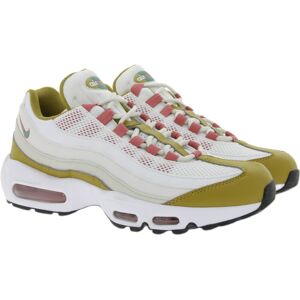 Nachhaltige NIKE Air Max 95 Damen Sneaker Retro-Schuhe DH1632 100 Weiß/Braun/Rosa - Weiblich - Size: 36 1/2