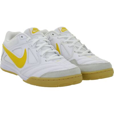 NIKE Gato Herren Low-Top-Sneaker Damen Retro Turnschuhe mit Echtleder Hallen-Schuhe HQ6019 101 Weiß/Gelb - neutral - Size: 39 NIKE Gato Herren Low-Top-Sneaker Damen Retro Turnschuhe mit Echtleder Hallen-Schuhe HQ6019 101 Weiß/Gelb - neutral - Size: 39