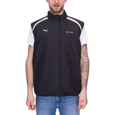 PUMA X Mercedes-Benz AMG Petronas F1 Herren Stepp-Weste Herbst-Weste Übergangs-Jacke 622133 01 Schwarz - männlich - Size: S PUMA X Mercedes-Benz AMG Petronas F1 Herren Stepp-Weste Herbst-Weste Übergangs-Jacke 622133 01 Schwarz - männlich - Size: S