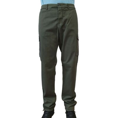 PAUL & SHARK Herren Cargo-Hose Regular Fit mit extra Beintaschen Chino-Hose 13314066 089 Oliv-Grün - männlich - Size: 52 PAUL & SHARK Herren Cargo-Hose Regular Fit mit extra Beintaschen Chino-Hose 13314066 089 Oliv-Grün - männlich - Size: 52