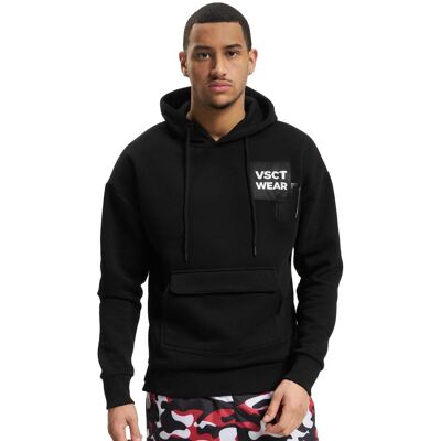 vsct Heavy Kangu Pkt Log Hoodie schwarz - männlich - Size: S vsct Heavy Kangu Pkt Log Hoodie schwarz - männlich - Size: S