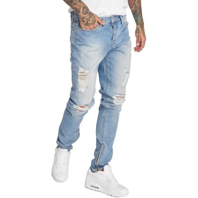 Criminal Damage Uzi Skinny Hellblauer Denim - männlich - Size: W26 Criminal Damage Uzi Skinny Hellblauer Denim - männlich - Size: W26