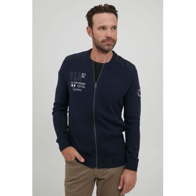 klassische FQ1924 FQErland Herren Zip-Jacke mit Stehkragen Jacke 21900122-ME-193923 Blau - männlich - Size: M klassische FQ1924 FQErland Herren Zip-Jacke mit Stehkragen Jacke 21900122-ME-193923 Blau - männlich - Size: M