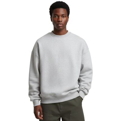 Schlichter Prohibited Herren Sweatshirt Baumwoll-Pullover Sweater Oversized PB0304 Grau - männlich - Size: XS Schlichter Prohibited Herren Sweatshirt Baumwoll-Pullover Sweater Oversized PB0304 Grau - männlich - Size: XS